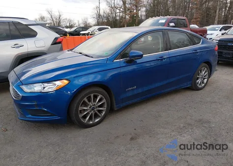 2017 Ford Fusion Hybrid Se из США, поврежденный, VIN 3FA6P0LU4HR344369